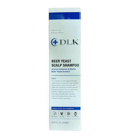 (CHÍNH HÃNG) Dầu Gội DLK Beer Yeast Scalp Shampoo Hỗ Trợ Ngừa Rụng Tóc, Nuôi Dưỡng Da Đầu, Tái Tạo Tóc - 250ml