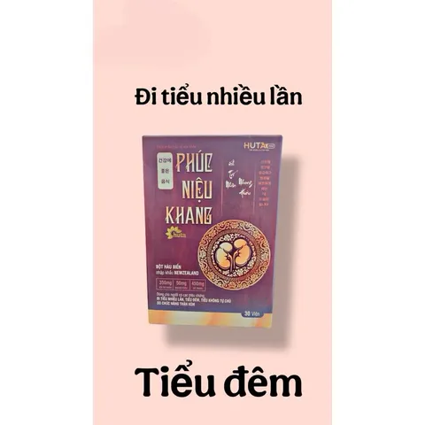Viên uống PHÚC NIỆU KHANG dùng cho người tiểu đêm,tiểu nhiều lần không tự chủ,chức năng thận kém(Chai 30viên)