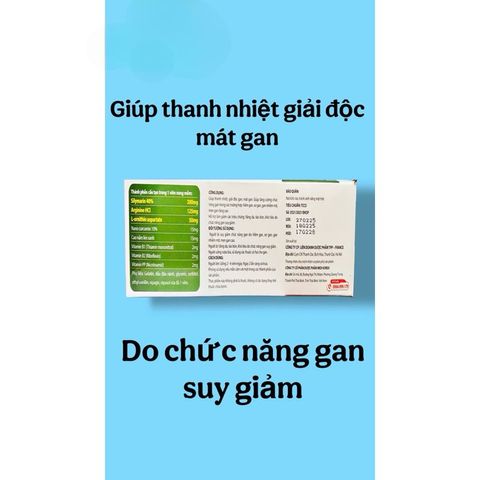 Viên uống LIVE GAMA hỗ trợ cho người viêm gan,xơ gan,men gan cao(Hộp 60viên)