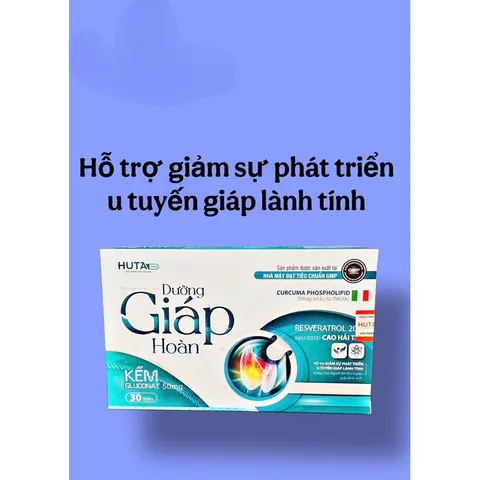 Viên uống Dưỡng Giáp Hoàn hỗ trợ giảm sự phát triển u tuyến giáp lành tính (Hộp 30 viên)