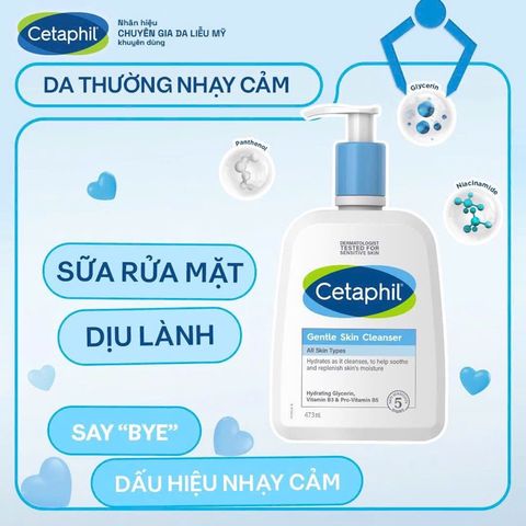 SỬA RỬA MẶT CETAPHIL - GENTLE SKIN CLEANSER