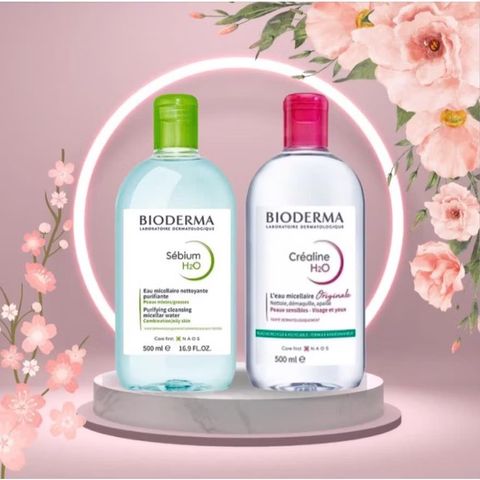 Nước Tẩy Trang Bioderma Chính Hãng Cho Da Dầu Mụn, Nhạy Cảm 500ml 643994
