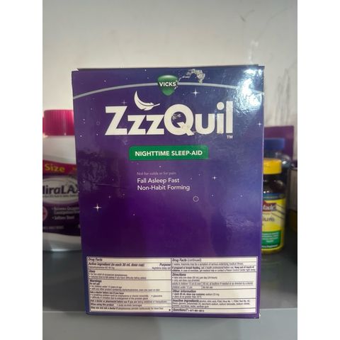 siro ZzzQuil Nighttime Sleep 354ml Mỹ 643992