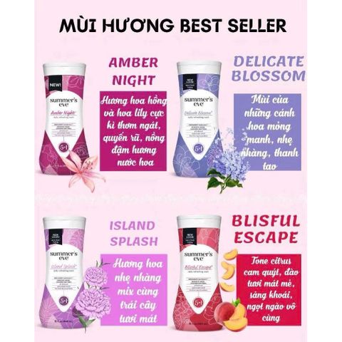 Dung Dịch Vệ Sinh Phụ Nữ Summer’s Eve Cleansing Wash 5 in 1 444ml Mỹ