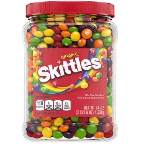 Kẹo trái cây Skittles Original 1.53kg- Hàng Mỹ