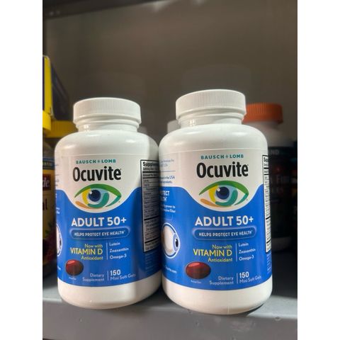 { Hàng Mỹ } Viên uống bổ mắt Ocuvite Adult 50+ cho người lớn trên 50 tuổi.