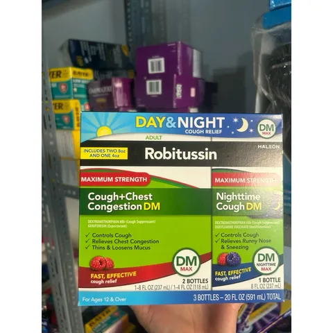 Siro robitussin Cough+Chest Congestion DM MAX Của Mỹ 644038