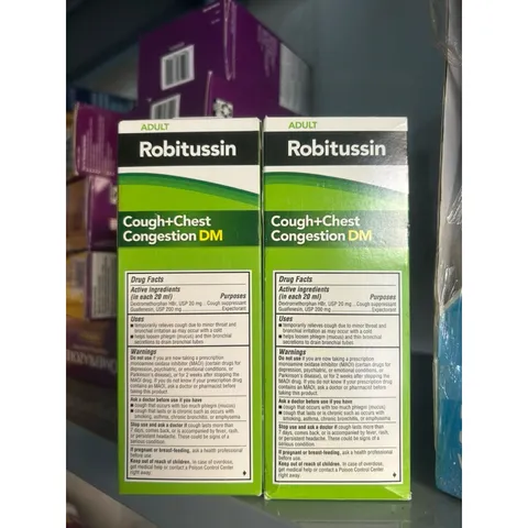 Siro robitussin Cough+Chest Congestion DM MAX Của Mỹ 644038