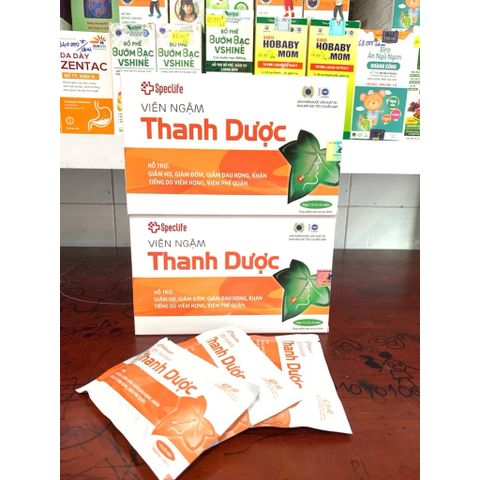 Kẹo ngâm Thanh Dược hỗ trợ giảm đau rát họng,tan đàm,ấm phổi(Hộp 15vỉ)