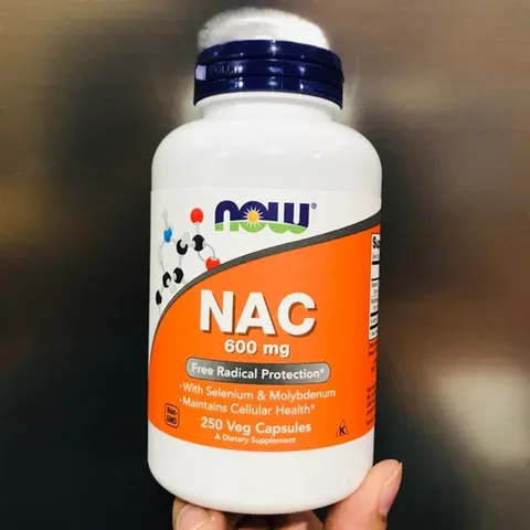 Viên Uống NOW NAC 600mg 250 Viên – hỗ trợ sức khỏe hô hấp