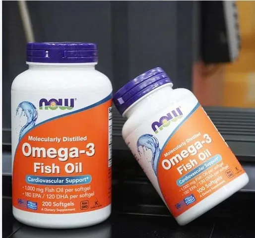 Viên Uống NOW Omega 3 Fish Oil 90 Viên – bổ sung omega