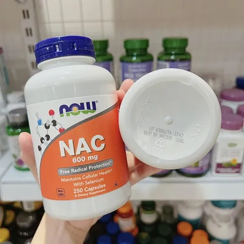 Viên uống NOW NAC 600mg 250 viên hỗ trợ hô hấp