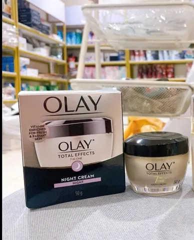 Kem dưỡng ban đêm Olay Total Effects Night Cream 50ml – dưỡng ẩm, hỗ trợ lão hóa