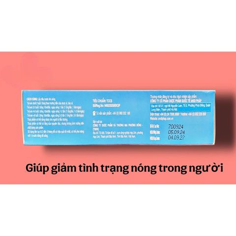 Siro Andikids 2 thanh nhiệt,giải độc gan và hỗ trợ giảm mề đay,mẩn ngứa trẻ em(Hộp 20 ống)