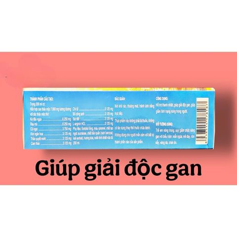 Siro Andikids 2 thanh nhiệt,giải độc gan và hỗ trợ giảm mề đay,mẩn ngứa trẻ em(Hộp 20 ống)