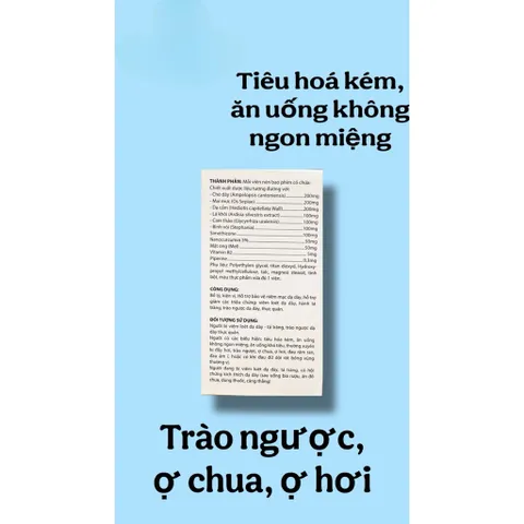 Viên uống Dạ Dày ZENTAC hỗ trợ giảm viêm loét dạ dày,hành tá tràng,trào ngược dạ dày,thực quản(Hộp 30viên/50viên)