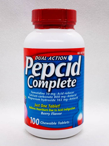 Viên ngậm giảm đau bao tử, ợ nóng Pepcid Complete 100 viên