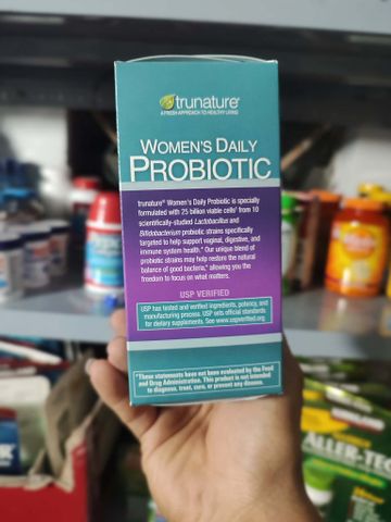 Men vi sinh cho phụ nữ Trunature Women’s Daily Probiotic 90 Capsules