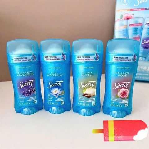 Set 5 lăn khử mùi Secret Powder Fresh 73g x5 – khử mùi hiệu quả, giữ khô thoáng