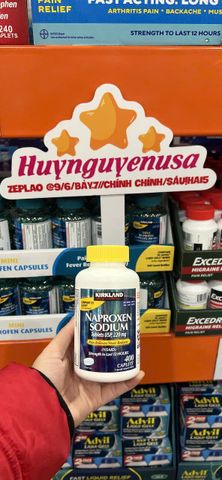 Viên Naproxen Sodium 220mg 400v Hàng Mỹ