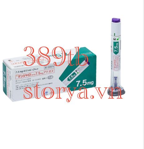 [ Chính Hãng Cao Cấp ] Bút tiêm giảm cân Mounjaro GLP-1 Tirzepatide Nhật Bản - Hỗ trợ kiểm soát cân nặng liều 7,5mg (hộp:2bút)