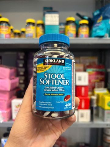 Viên nhuận tràng Stool Softener Kirkland 400 viên của Mỹ