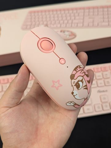 Bộ phím chuột không dây Fopato kết nối Bluetooth và Usb 2.4G