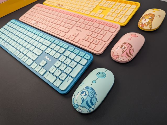 Bộ phím chuột không dây Fopato kết nối Bluetooth và Usb 2.4G