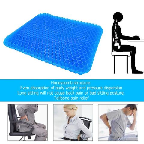 Đệm Lót Ghế Ngồi Silicon 2 Lớp Flex Kèm Túi Vải