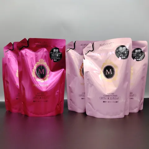 Dầu Gội & Xả Macherie Shiseido Túi 380ml – Dưỡng Tóc Mềm Mượt, Thơm Lâu