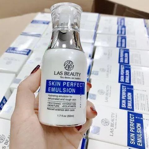 (COMBO 2 CHAI) Sữa Dưỡng Rong Nho Nhật Bản Las Beauty Skin Perfect Emulsion 50ml Dưỡng Trắng, Cấp Ẩm