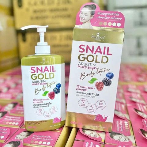 Sữa Dưỡng Thể Body SNAIL GOLG ARBUTIN MIX BERRY Chính Hãng