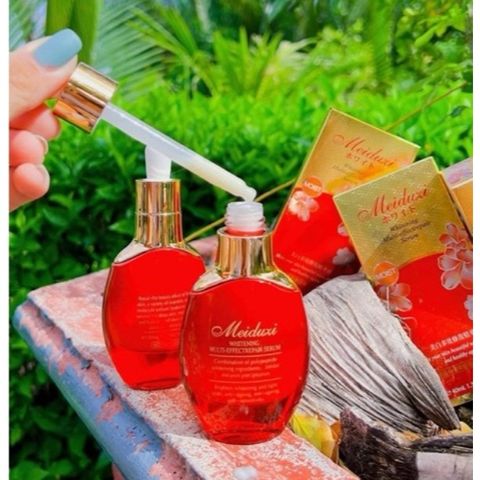 Serum Meiduzi Đỏ 40ml Truyền Trắng Da – Mờ Thâm Mụn, Cấp Ẩm Sáng Da, Skin Care Chính Hãng