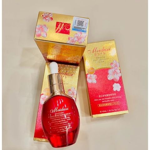 Serum Meiduzi Đỏ 40ml Truyền Trắng Da – Mờ Thâm Mụn, Cấp Ẩm Sáng Da, Skin Care Chính Hãng