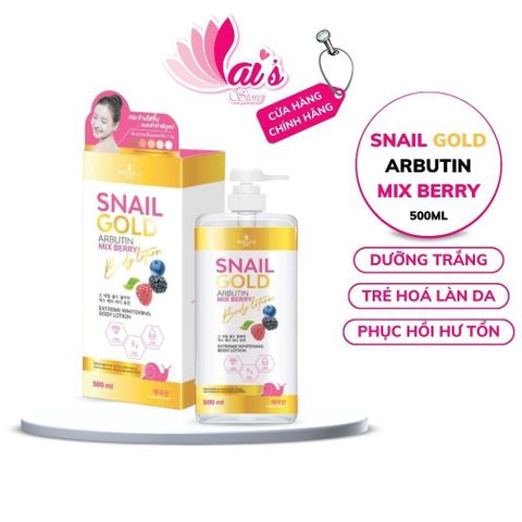 Sữa Dưỡng Thể Body SNAIL GOLG ARBUTIN MIX BERRY Chính Hãng