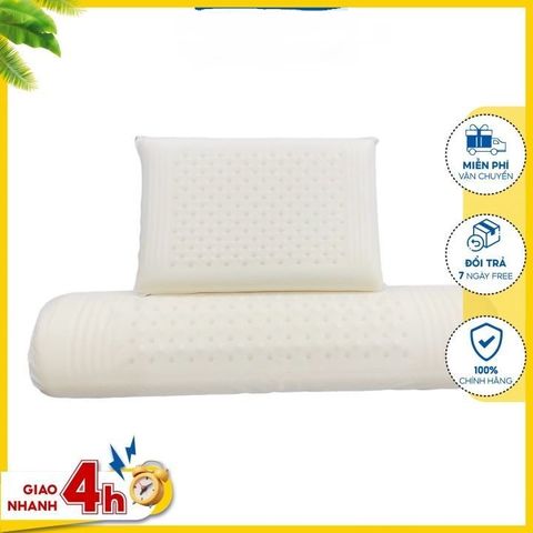 Gối cao su đúc nguyên khối, không màu không mùi, hàng Việt Nam chất lượng