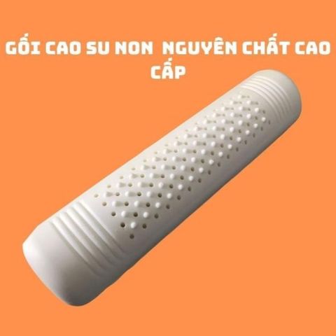 Gối Cao Su Đúc Nguyên Khối Cao Cấp Có Gai Massage Vai Cổ Gáy - Gối Nằm, Gối Ôm Cao Su Thiên Nhiên
