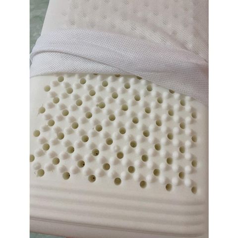 Gối Cao Su Đúc Nguyên Khối Cao Cấp Có Gai Massage Vai Cổ Gáy - Gối Nằm, Gối Ôm Cao Su Thiên Nhiên