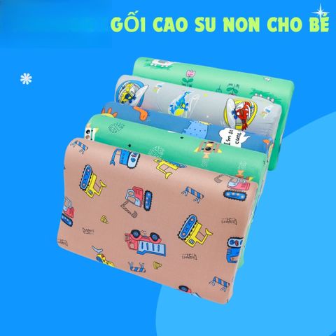 Gối cao su non cho bé mầm non - Hỗ trợ bảo vệ đầu và cổ