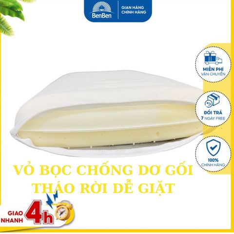 Gối cao su đúc nguyên khối, không màu không mùi, hàng Việt Nam chất lượng