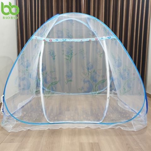 Màn chụp tự bung 1M6X2M - 1M8X2M cao cấp - Màn chống muỗi thông minh