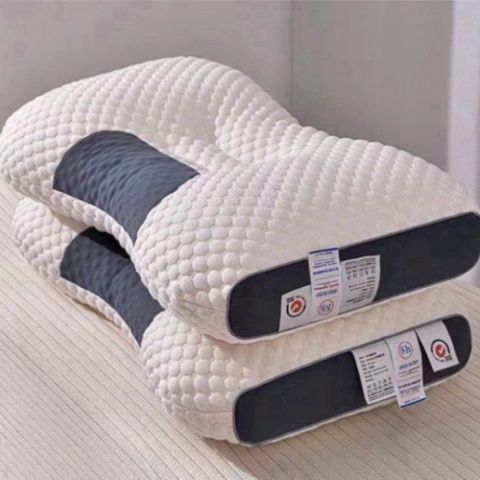 Gối massage đậu nành, ruột gối bông chất liệu cotton Gối Spa Chống Đau Mỏi Vai Gáy Mẫu Mới 2023