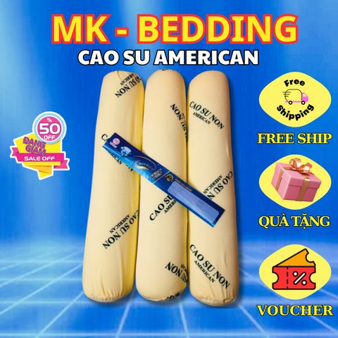Ruột Gối Cao Su Non American Gối Nằm 40x60cm Gối Ôm 25x100cm hàng Việt Nam