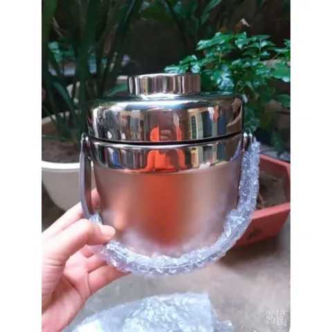 Cặp lồng giữ nhiệt inox dung tích 1,2 lít thiết kế 2 tầng (hàng dày và nặng) hộp đựng cơm