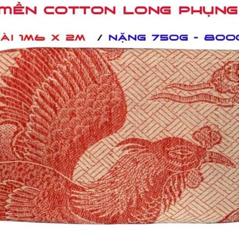 [SLAE 50%] Mền chỉ con rồng Long Phụng loại dày 800g khổ 1m5x2m chăn trở về ký ức