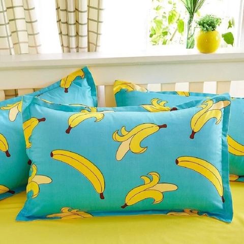 Vỏ gối nằm COTTON trần bông siêu mềm mại kích thước 40 x 60 cm Và 50 X 70cm