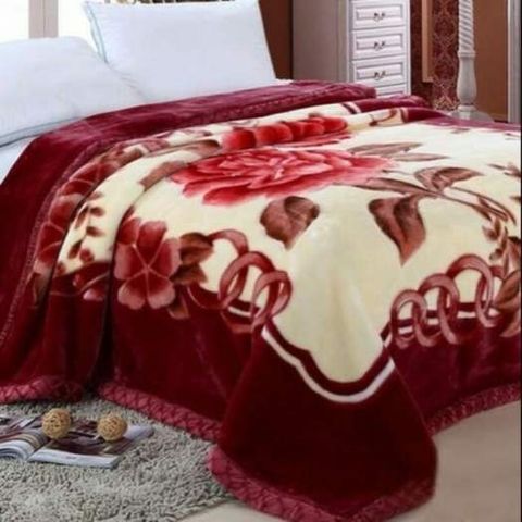 Chăn mền tuyết nhung 2 lớp loại dày siêu ấm mền mịn 1,6mx2m bao đẹp cao cấp nặng 1.7kg