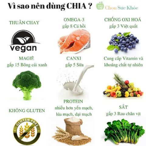 [HÀNG CHUẨN LOẠI 1] Hạt Chia Organic 500g – Eat Clean – Túi Đen Cao Cấp (Nutrion Seeds)