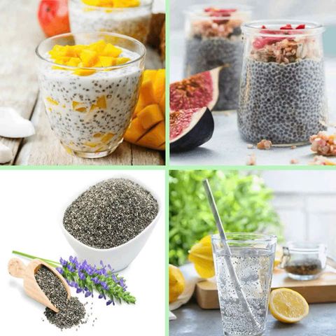 [HÀNG CHUẨN LOẠI 1] Hạt Chia Organic 500g – Eat Clean – Túi Đen Cao Cấp (Nutrion Seeds)