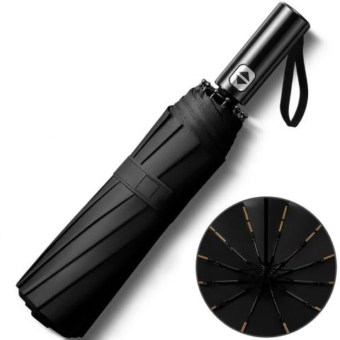 Ô Dù Gấp Gọn Cán Sắt Siêu Bền - Tán Rộng 105cm Che Nắng Mưa Tiện Lợi